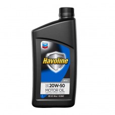 CHEVRON HAVOLINE 20W-50 GF5 API SN MOTOR OIL 12/1 CUARTO