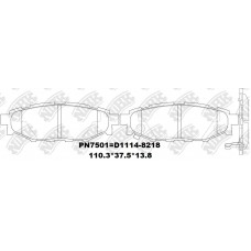D1114-8218 (R) TACOS SUBARU BRZ 2011- FORESTER 2001-2013 IMPREZA 2002-2012 FA20 EJ25 FB16 EL15 LEGACY 2003-2012 XV 2011- TOYOTA 86 2012- 26296-AG010 2