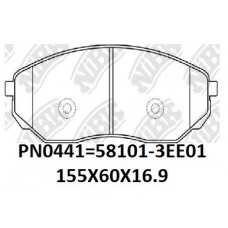 D1130M TACOS KIA SORENTO 2003-2009 D4CB 2.4L 2.5L 3.3L 3.5L 58101-3ED02  58101-3ED00  58101-3EE01 155*60*16.9