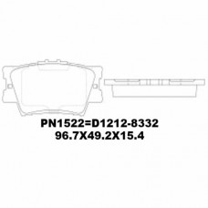 D1212-8332 (R) TACOS TOYOTA RAV4- 2004- 2015- AVALON 2012- CAMRY 2006- MATRIX 2008- VANGUARD 2007- DAIHATSU ALTIS 2006-2010 LEXUS ES200 2015- ES240 20