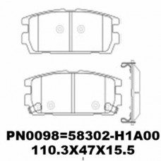 D1275-8391 TACOS HYUNDAI TERRACAN 2001-2008 CHEVROLET GM CAPTIVA 2011- HOLDEN CAPTIVA 2007- 5830-H1A00 58302-H1A10 95459513 D11139 PN0098 110.3*47*15.