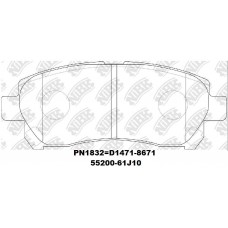 D1471-8671 TACOS SUZUKI ERTIGA 2018- APV 2004- CARRY 2001-2010 SUPER CARRY 2006-2009 DAIHATSU TERIO 2007-2013 GRAN MAX 2007- TOYOTA AVANZA 2003-