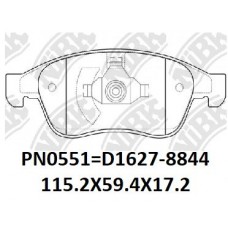 D1627-8844 TACOS NISSAN TERRANO 2014- 2.0L H79 JUKE HR10 2019- RENAULT DUSTER 2009- 1.5L 1.6L 2.0L HSM5 HSJA KM9K  RENAULT MEGANE 2009- 1.4L 1.6L 1.5L