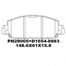 D1654-8883 TACOS HONDA ACCORD 2013- HRV 2015- ODYSSEY 2013-45022-T2G-A00 45022-T2M-T00 45022-T3V-A00 45022-T3Z-A01 45022-T4N-H01 PN28005 148.6*61*15.8