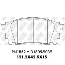 D1805-9039 (R)TACOS TOYOTA RAV4 AVALON C-HR CAMRY 2019- LEXUS NX200 NX200T NX300H RC350 2014- 04466-10010 04466-58021 04466-58022 04466-78010 04466-78