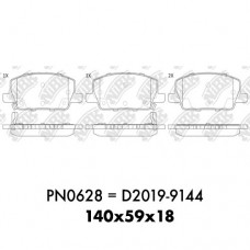 D2019-9144 TACOS CHEVROLET TRAX 2013- 2018- TRACKER 2016- MALIBU 2015- 2019- 2332 1903 FRONT