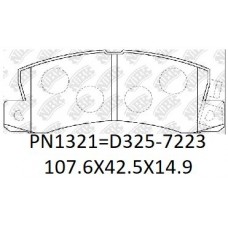 D325-7223 TACOS TOYOTA AVENSIS 1997-2003 CAMRY 1987-2001 CELICA 1985-1999 COROLLA 1983-2004 CORONA 1988-1996 LEXUS ES300 1996-2001 RX300 1998-2003 D68