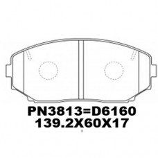 D6160 TACOS MITSUBISHI MONTERO PAJERO SPORT 2015- 2.4CC 3.0CC 15-ON 4N15 6B31 KROW KS1W KS0W 4605B541 PN3813 139.2*60*17