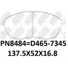D764-7632 D465-7345 TACOS HONDA ACCORD 1990-2002 2.0L 2.3L F20A F23 H23 HONDA CIVIC R18A 2006-2012 (SOLO CUANDO USA DISCO RN1468V) HONDA CR-V CRV 2.0L
