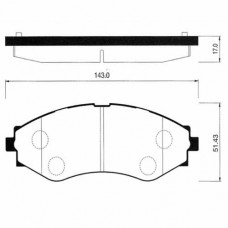 D797-7668 D1035-7779 TACOS CHEVROLET AVEO 2003-2013 RIN 14 OPTRA 2003- SPARK 2002-2006 DAEWOO NUBIRA CIELO LANOS SUZUKI FORENZA 2004-2006 RENO 2005-