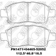 D831-7704 TACOS TOYOTA YARIS 1999-2006 ON NCP10 NCP12 NCP15 ECHO VERSO HN-432L AN618WK 04465-52031 04465-52090 04465-52140 112.5X46.7X5.6 112.5*46.8*1