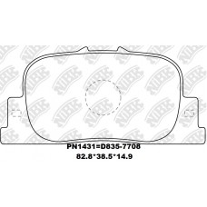 D835-7708 (R) TACOS TOYOTA AVALON 03-06 CALDINA 2002-2007 CAMRY1991-2006 MARK II 1997-2001 PRIUS 2003-2011 VISTA 1998-2003 WINDOM 1996-2001 DAIATSU AL