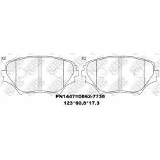 D862-7738 TACOS TOYOTA RAV4 2000-2013 04465-42070 04465-42080 04465-42110 04465-42130 04465-YZZCN PN1447 123*60.8*17.3
