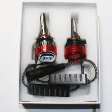 KIT BOMBILLO LED 9012 ALTO Y BAJO 26W FILAMENTO DELGADO GRADO LUMEN 2400 TRICOLOR 3000K 4500K 6000K 12-24V