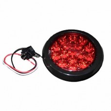 LAMPARA CHASIS EMPOTABLE 4 PULGADA ROJA 16 LEDS