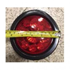 LAMPARA CHASIS EMPOTABLE 4 PULGADA ROJO LED 12V-24V HY-088H LED-1