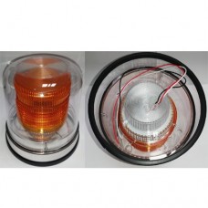 LAMPARA ESCOLTA 48 LED AMBER 12V-24V184X200HX220 IGUAL AL CAX68 TT-822-5LED-A