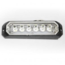 LAMPARA ESTRETOPICA FLASH ROJO 10V-30V 12V-24V 6 LEDS HY-088E-28LED-B