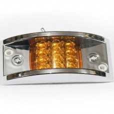 LAMPARA PILOTO 12V TIPO PUENTE 12 LED AMBER 12V