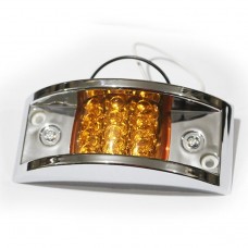 LAMPARA PILOTO 12V-24V TIPO PUENTE 12 LED AMBER 24V