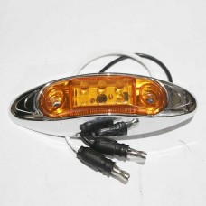 LAMPARA PILOTO AMBER 10V-30V 12V-24V 6 LEDS HY-088E-5LED