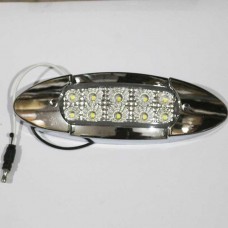 LAMPARA PILOTO BLANCO 10V-30V 12V-24V 12 LEDS HY-088LED-4-A