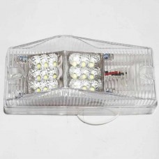 LAMPARA PILOTO BLANCO 10V-30V 12V-24V 18 LEDS HY-088LED-6-F