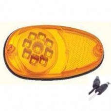 LAMPARA PILOTO FREIGHTLINER AMBER 10V-30V 12V-24V 9 LEDS HY-088LED-30-A