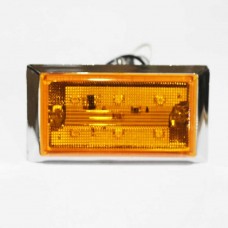 LAMPARA PILOTOS AMBER 10V-30V 12V-24V 8 LEDS HY-088B-16LED