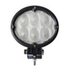 LAMPARA TRABAJO FLOOD LIGHT CREE LED 10-30V 6X10W 6000LM BASE ACERO INOXIDABLE CARCASA ALUMINIO