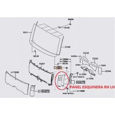 PANEL ESQUINERA TOYOTA COASTER 2018-