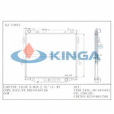 RADIADOR ISUZU D-MAX 2.5 2015- 8-98192-919-1 13037 580X650X26