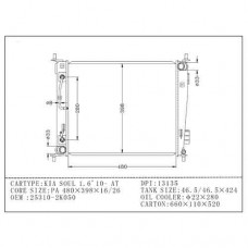 RADIADOR KIA SOUL 1.6L 2010- AT 25310-2K050 480X398X26 21138