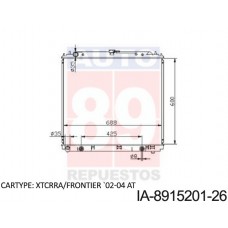 RADIADOR NISSAN FRONTIER D40 USA ATM 2005-2013 PATHFINDER R51 2005-2013 21460-EA005 15201 600X688X26