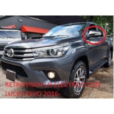 RETROVISOR TOYOTA HILUX REVO 2016- ELECTRICO LUCES LH KX-B-097-2