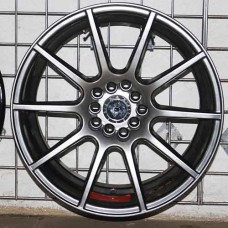 RIN 17 HYPER BLACK 17X8.0 ET35 5X100 5X114.3 CB73.1