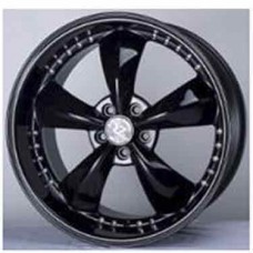 RIN 20 HYPE BLACK MACHINE LIP 20X8.5 ET36 5X114.3 CB70.6