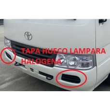 TAPA HUECO LAMPARA HALOGENA NEBLINERA DEFENSA TOYOTA COASTER JUEGO